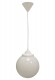 Б0048086 Cветильник потолочный ЭРА НСБ 01-60-251 шар опаловый подвесной на шнуре IP44 Е27 max 60 Вт d250mm