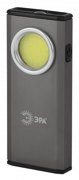 Б0039622 Светодиодный фонарь ЭРА Рабочие Практик RB-706 ручной на батарейках с магнитом крючком и подставкой
