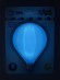 Б0019099 Ночник - светильник светодиодный ЭРА NN-607-LS-BU в розетку с датчиком освещенности синий