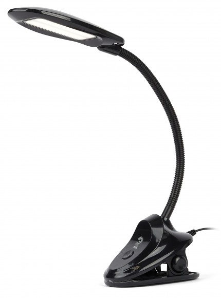 Б0041085 Настольный светильник ЭРА NLED-478-8W-BK светодиодный на прищепке черный