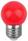 Б0049575 Лампочка светодиодная ЭРА STD ERARL45-E27 E27 / Е27 1Вт шар красный для белт-лайт