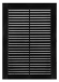 2518 BLACK Решетка вентиляционная 182x251 мм, цвет черный Zernberg