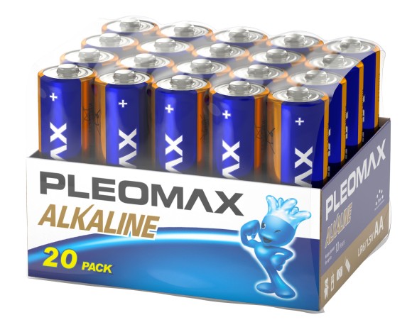 Б0059833 Батарейки Pleomax LR6-20 bulk Alkaline (20/480/69120)