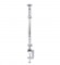 Б0052768 Настольный светильник ЭРА NLED-496-12W-S светодиодный на струбцине серебро