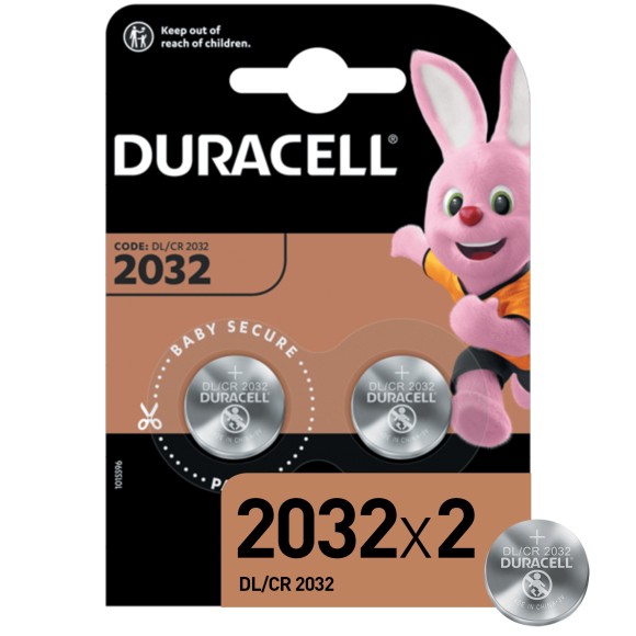 Б0037273 Батарейки Duracell литиевые CR2032-2BL (20/200/33600)