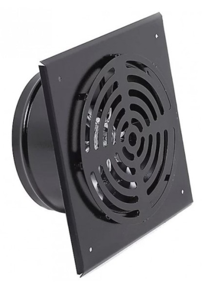ВН 250 Вытяжной вентилятор Ванвент настенный (чёрный/белый) (1100 m³/h)