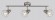 Светильник настенно-потолочный спот Rivoli Distratto 7004-703 3 x E14 40 Вт поворотный