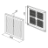 Решетка вентиляционная Вентс МВ 150 с черная