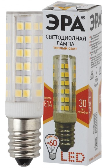 Б0033029 Лампочка светодиодная ЭРА STD LED T25-7W-CORN-827-E14 E14 / Е14 7Вт теплый белый свет